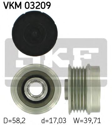 SKF vkm03209 -  Механизм свободного хода генератора