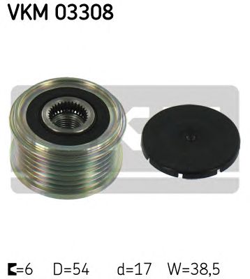 SKF vkm03308 -  Механизм свободного хода генератора