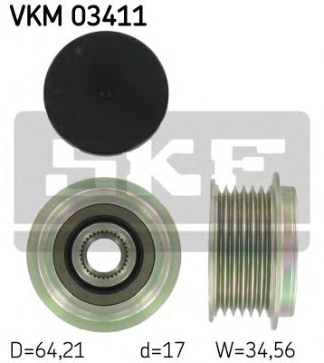 SKF vkm03411 -  Механизм свободного хода генератора