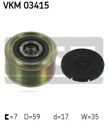 SKF vkm03415 -  Механизм свободного хода генератора