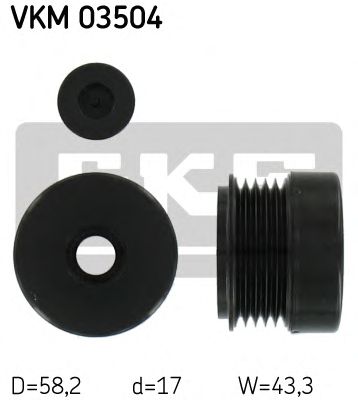 SKF vkm03504 -  Механизм свободного хода генератора