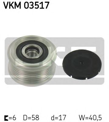 SKF vkm03517 -  Механизм свободного хода генератора