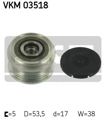 SKF vkm03518 -  Механизм свободного хода генератора