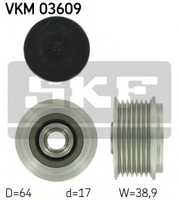 SKF vkm03609 -  Механизм свободного хода генератора