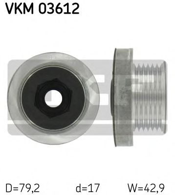SKF vkm03612 -  Механизм свободного хода генератора