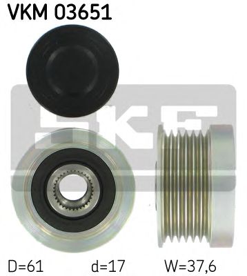SKF vkm03651 -  Механизм свободного хода генератора