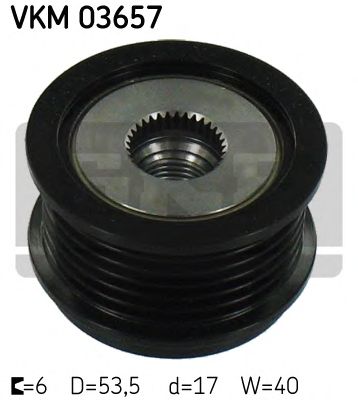 SKF vkm03657 -  Механизм свободного хода генератора