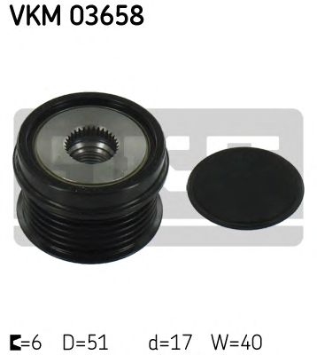 SKF vkm03658 -  Механизм свободного хода генератора