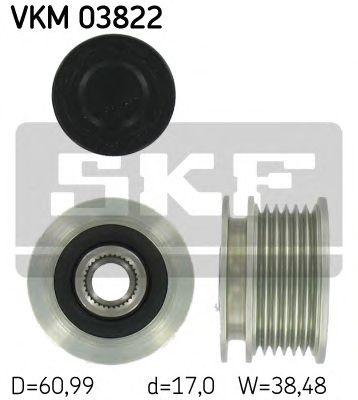 SKF vkm03822 -  Механизм свободного хода генератора