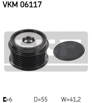 SKF vkm06117 -  Механизм свободного хода генератора