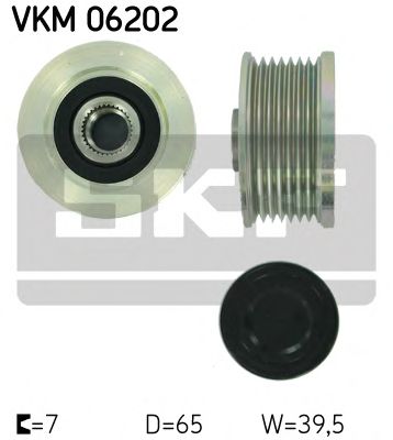 SKF vkm06202 -  Механизм свободного хода генератора