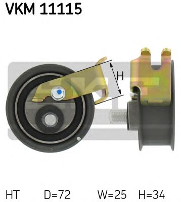 SKF vkm11115 -  Натяжной ролик, ремень ГРМ