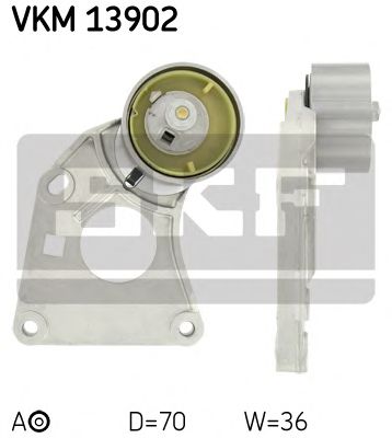 SKF vkm13902 -  Натяжной ролик, ремень ГРМ