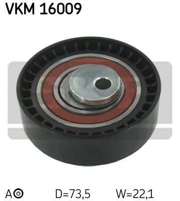 SKF vkm16009 -  Натяжной ролик, ремень ГРМ