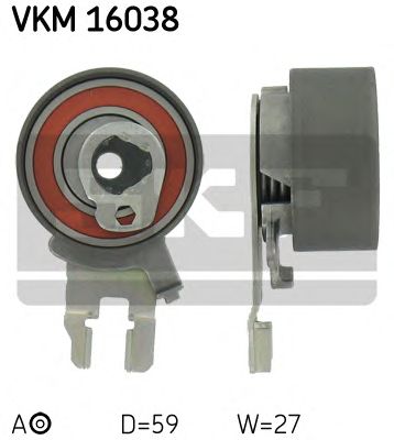 SKF vkm16038 -  Натяжной ролик, ремень ГРМ