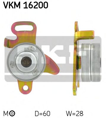 SKF vkm16200 -  Натяжной ролик, ремень ГРМ