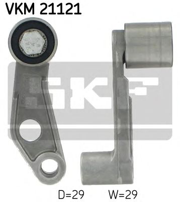 SKF vkm21121 -  Паразитный / Ведущий ролик, зубчатый ремень