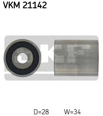 SKF vkm21142 -  Паразитный / Ведущий ролик, зубчатый ремень