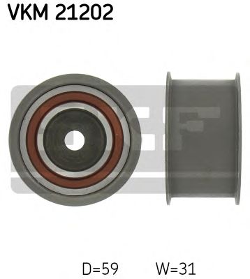 SKF vkm21202 -  Паразитный / Ведущий ролик, зубчатый ремень