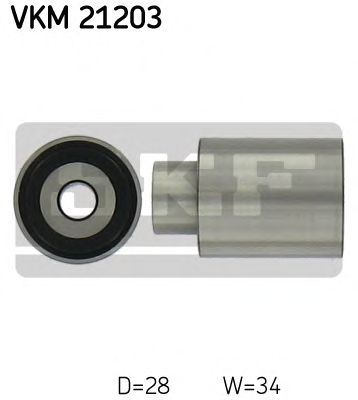 SKF vkm21203 -  Паразитный / Ведущий ролик, зубчатый ремень