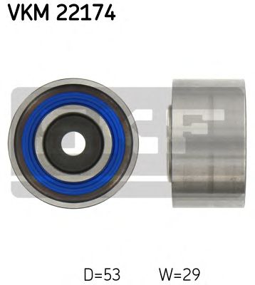 SKF vkm22174 -  Паразитный / Ведущий ролик, зубчатый ремень