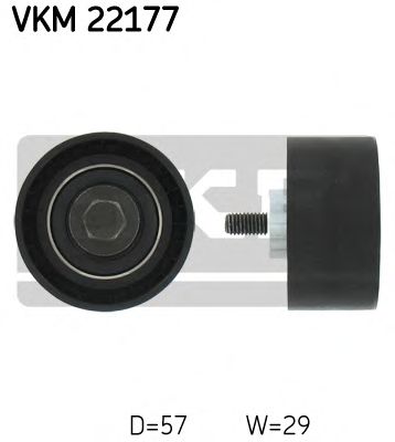 SKF vkm22177 -  Паразитный / Ведущий ролик, зубчатый ремень