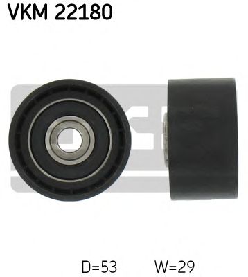 SKF vkm22180 -  Паразитный / Ведущий ролик, зубчатый ремень
