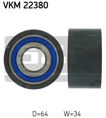 SKF vkm22380 -  Паразитный / Ведущий ролик, зубчатый ремень