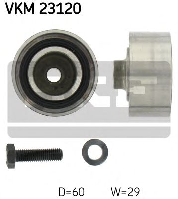 SKF vkm23120 -  Паразитный / Ведущий ролик, зубчатый ремень