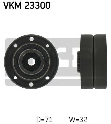 SKF vkm23300 -  Паразитный / Ведущий ролик, зубчатый ремень
