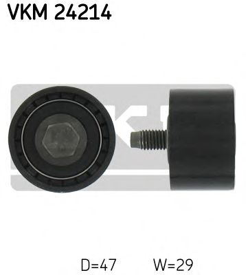 SKF vkm24214 -  Паразитный / Ведущий ролик, зубчатый ремень