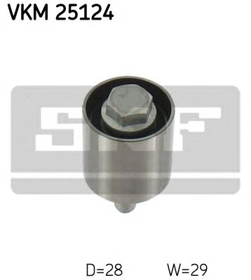 SKF vkm25124 -  Паразитный / Ведущий ролик, зубчатый ремень