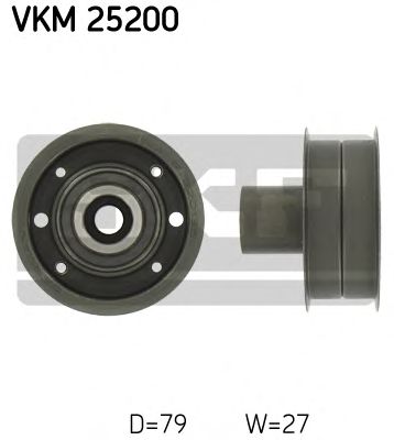 SKF vkm25200 -  Паразитный / Ведущий ролик, зубчатый ремень