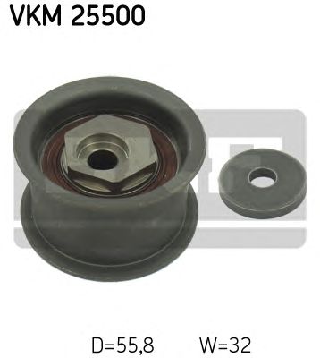 SKF vkm25500 -  Паразитный / Ведущий ролик, зубчатый ремень