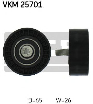 SKF vkm25701 -  Паразитный / Ведущий ролик, зубчатый ремень