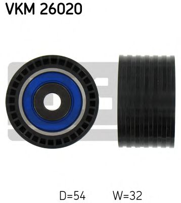 SKF vkm26020 -  Паразитный / Ведущий ролик, зубчатый ремень