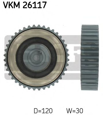 SKF vkm26117 -  Паразитный / Ведущий ролик, зубчатый ремень