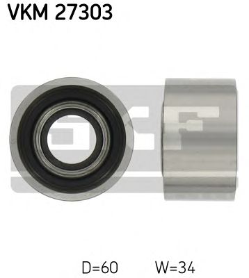 SKF vkm27303 -  Паразитный / Ведущий ролик, зубчатый ремень