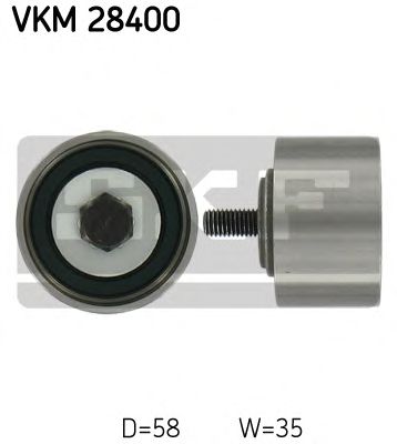 SKF vkm28400 -  Паразитный / Ведущий ролик, зубчатый ремень