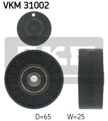 SKF vkm31002 -  Паразитный / ведущий ролик, поликлиновой ремень