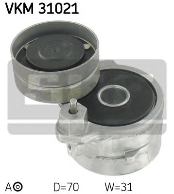 SKF vkm31021 -  Натяжной ролик, поликлиновой  ремень