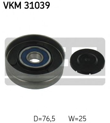 SKF vkm31039 -  Паразитный / ведущий ролик, поликлиновой ремень