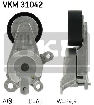 SKF vkm31042 -  Натяжной ролик, поликлиновой  ремень