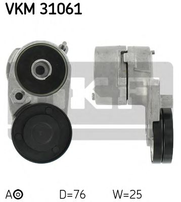 SKF vkm31061 -  Натяжной ролик, поликлиновой  ремень