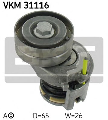 SKF vkm31116 -  Натяжной ролик, поликлиновой  ремень