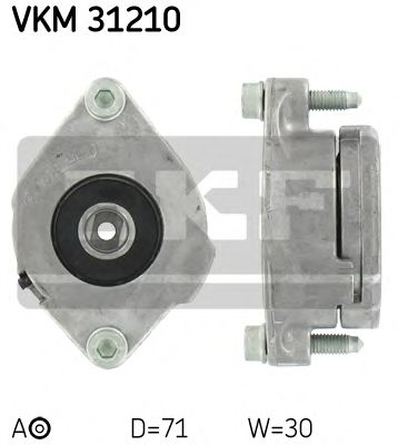 SKF vkm31210 -  Натяжной ролик, поликлиновой  ремень