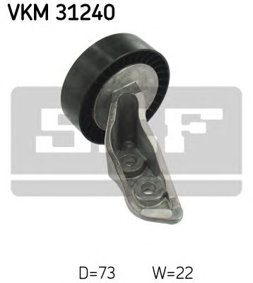 SKF vkm31240 -  Паразитный / ведущий ролик, поликлиновой ремень