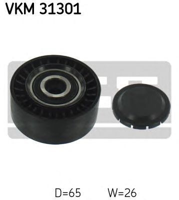 SKF vkm31301 -  Паразитный / ведущий ролик, поликлиновой ремень
