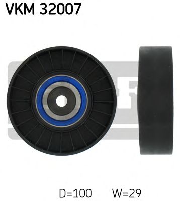 SKF vkm32007 -  Паразитный / ведущий ролик, поликлиновой ремень
