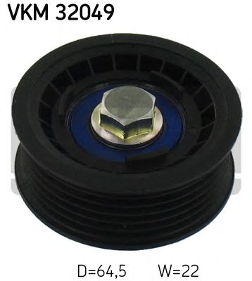 SKF vkm32049 -  Паразитный / ведущий ролик, поликлиновой ремень